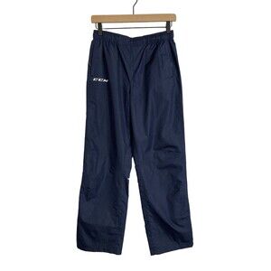 CCM Track Pants Youth XL Blue Tactical Cool Windbreaker Reflectors Workout
